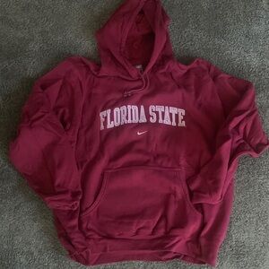 Nike Garnet Florida State Pullover Hoodie